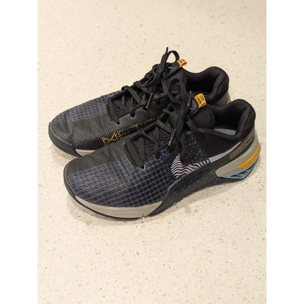 Nike Metcon 8 Black Light Thistle Training DO9327-002 Women's 7‎ US 38 EU - Picture 3 of 9
